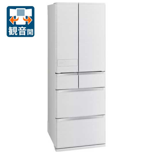 （標準設置料込_Aｴﾘｱのみ）三菱 495L 6ドア冷蔵庫（シルクウッド） MR-JW50N-W MITSUBISHI [MRJW50NW]｜Joshin web 家電とPCの大型専門店
