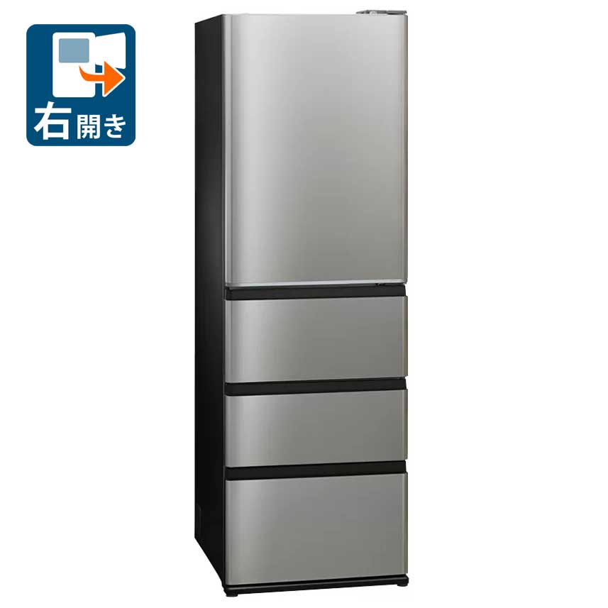 （標準尺度築き上げる料込_Aｴﾘｱのみ）アクア 458L 4部屋の入り口電気冷蔵庫（チタンしろがね色）【右食い違い】 AQR-V46A-S AQUA DELIE+ [AQRV46AS]
