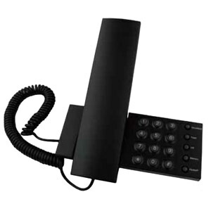 TGX-02BK アルテ 電話機 ブラック Halte　Design telephone TGX-02 [TGX02BK]画像