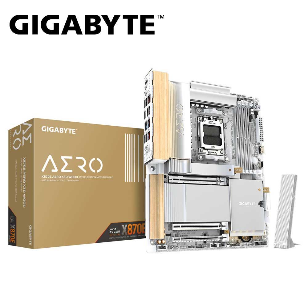 GIGABYTE｜ギガバイト GIGABYTE X870E AERO X3D WOOD マザーボード X870E AERO X3D WOOD