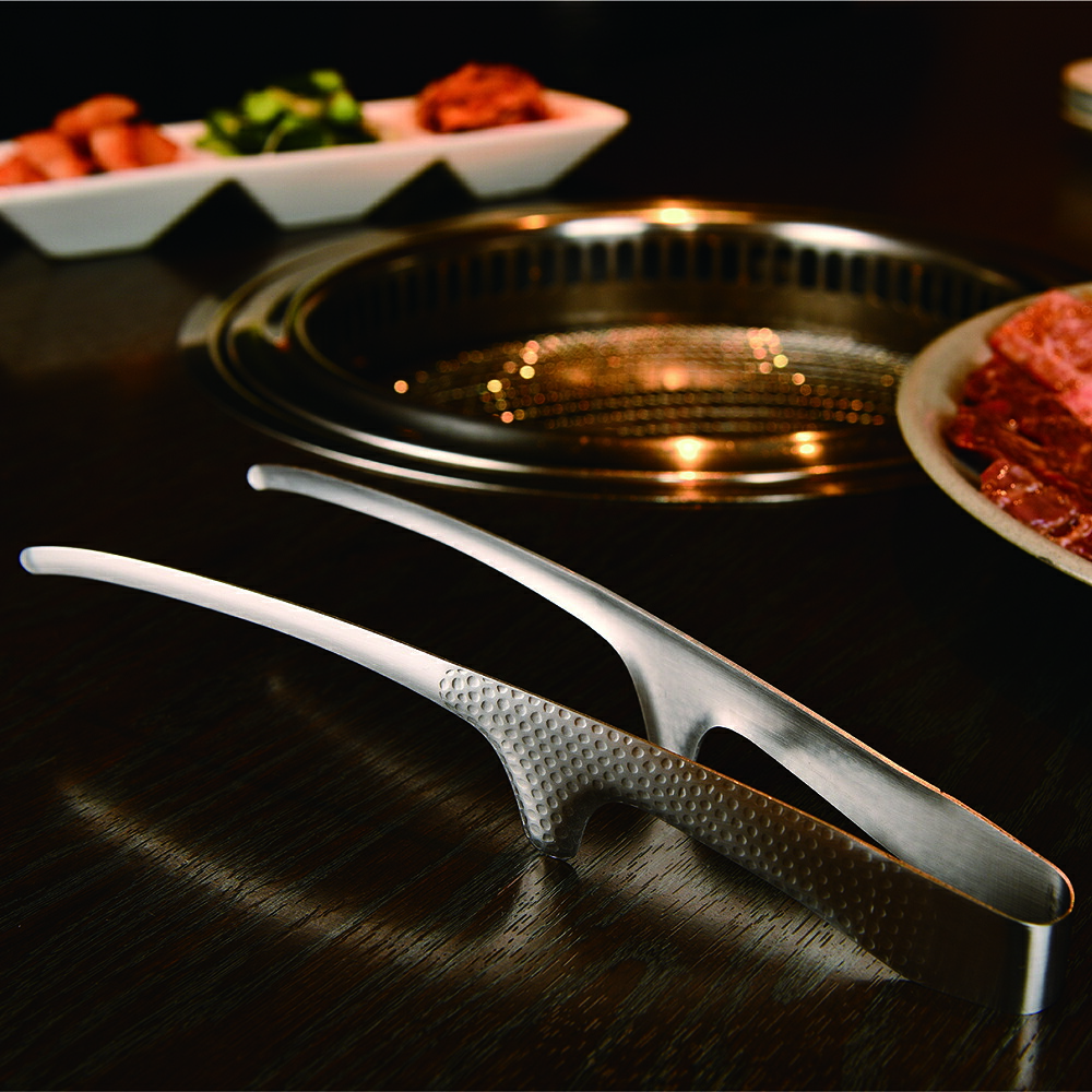 田辺金具 5564　焼肉トング（先細） 12本入 9505379 [9505379]