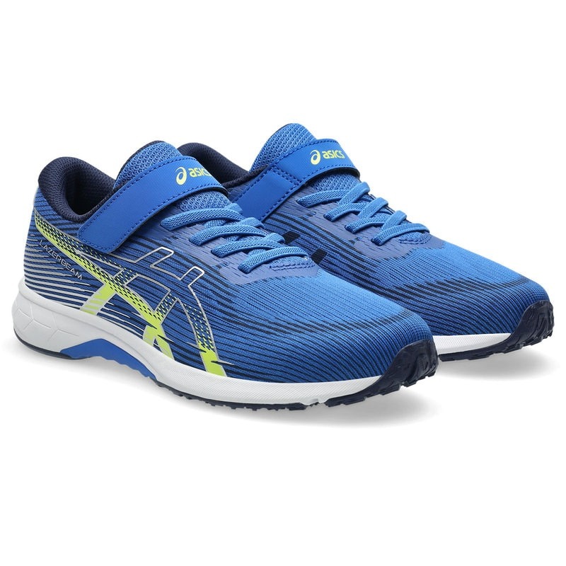 アシックス キッズ・ジュニア用 スニーカー LAZERBEAM RK-MG（ブルー×シルバー・サイズ：23.5cm） 1154A223-401-23.5 asics