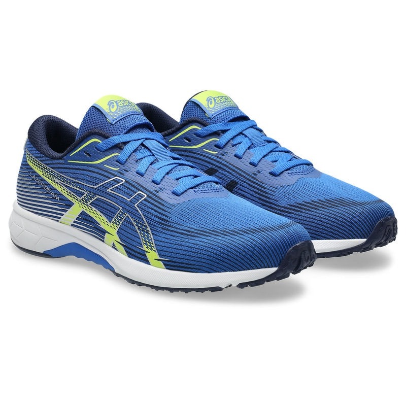アシックス キッズ・ジュニア用 スニーカー LAZERBEAM RK（ブルー×シルバー・サイズ：23.5cm） 1154A222-401-23.5 asics
