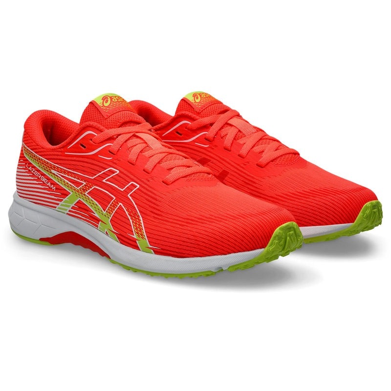 アシックス キッズ・ジュニア用 スニーカー LAZERBEAM RK（ネオンオレンジ×ホワイト・サイズ：21.5cm） 1154A222-700-21.5 asics