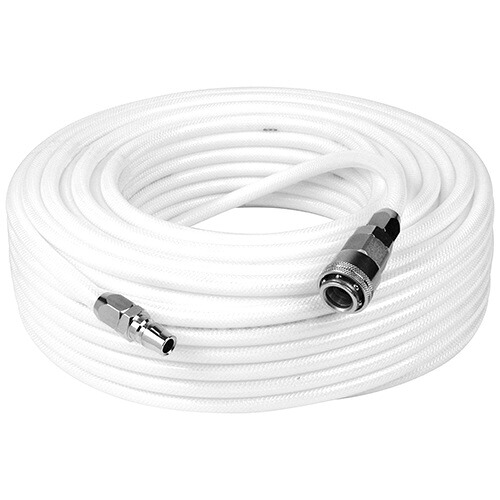 E-Value ウレタンエアホース 30m 内径7.0 クリアホワイト EUH-30W