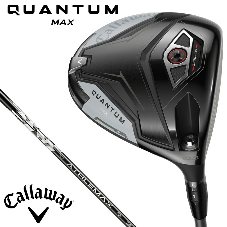 キャロウェイ QUANTUM MAX １番ウッド 10.5°（ATHLEMAX 50 矢がら・フレックス：S） CW-QTMM-105-50S Callway ゴルフ野球クラブ クアンタム