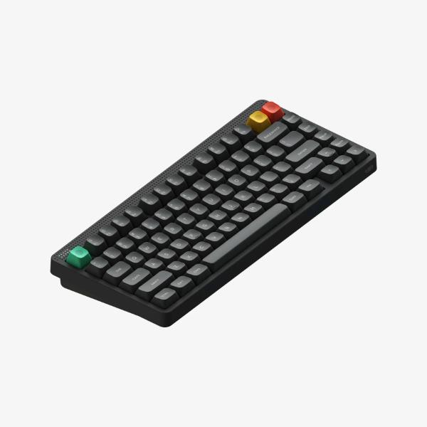 NuPhy ハイプロファイルメカニカルキーボード Ansi・Brown Max軸 タクタイル（Ink Gray） Node75 N75MGB