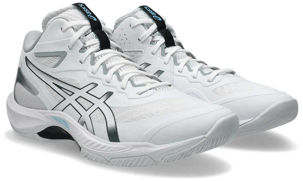 アシックス ユニセックス バレーボールシューズ V-SWIFT FF MT 5（White/Carrier Grey・サイズ：26.5cm） 1053A072-100-26.5 asics