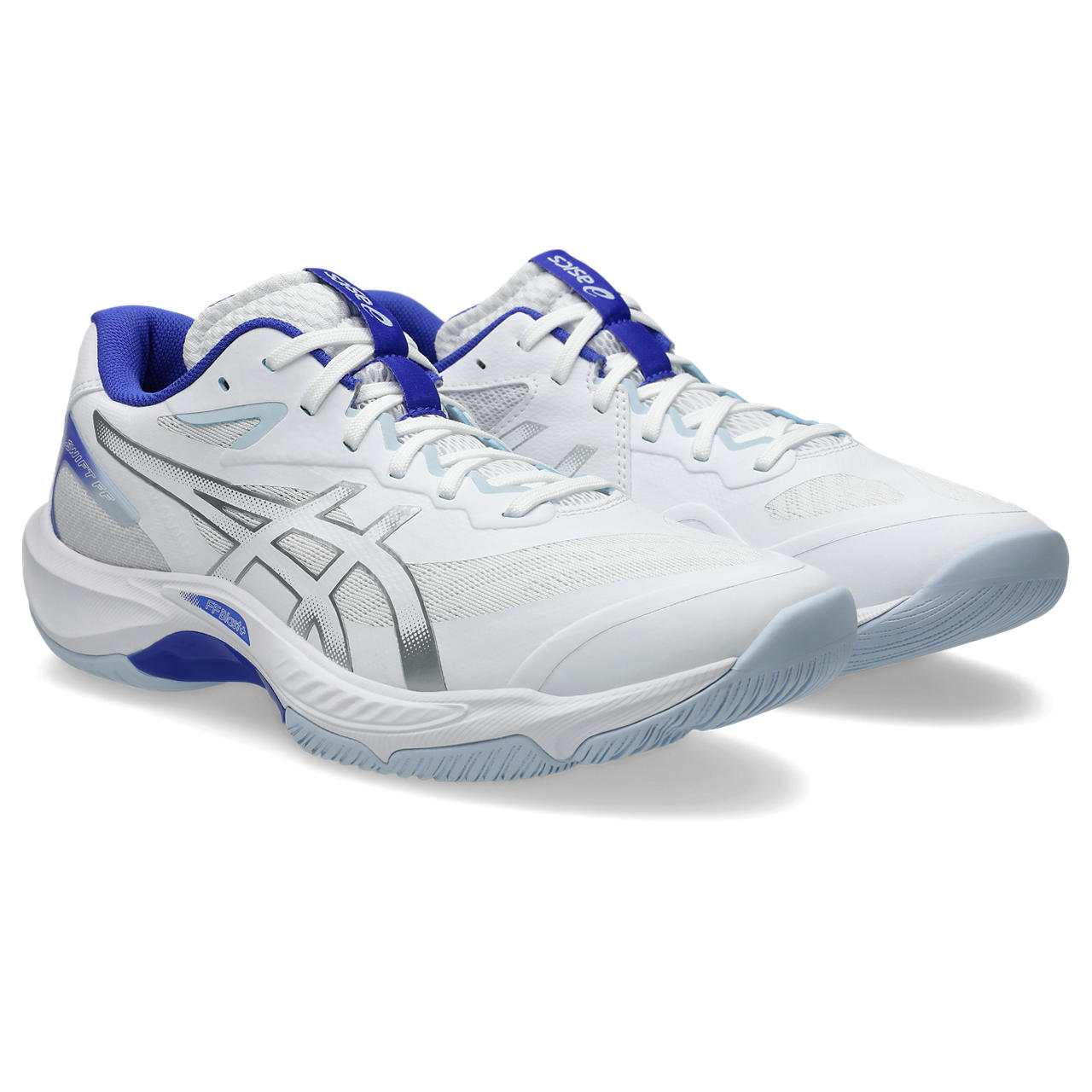 アシックス ユニセックス バレーボールシューズ V-SWIFT FF 5（White/Cobalt Burst・サイズ：23.5cm） 1053A073-101-23.5 asics