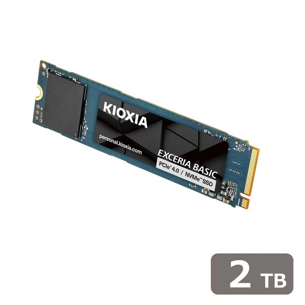 KIOXIA｜キオクシア 内蔵SSD KIOXIA EXCERIA BASIC NVMe Gen4x4 2TB SSDCKN4B/Nシリーズ SSD-CK2.0N4B/N