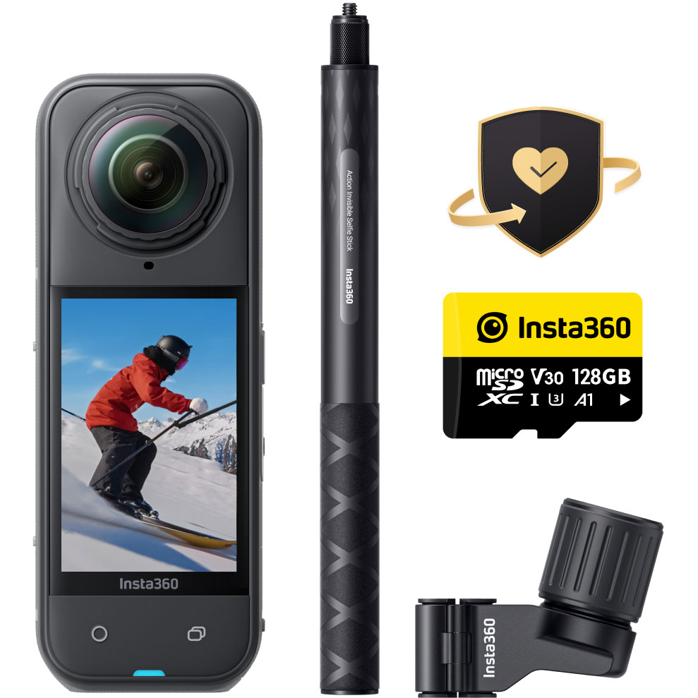 Insta360 動き写真器「Insta360 X5」スキーの板一揃いの道具 CINSAAHA-X582