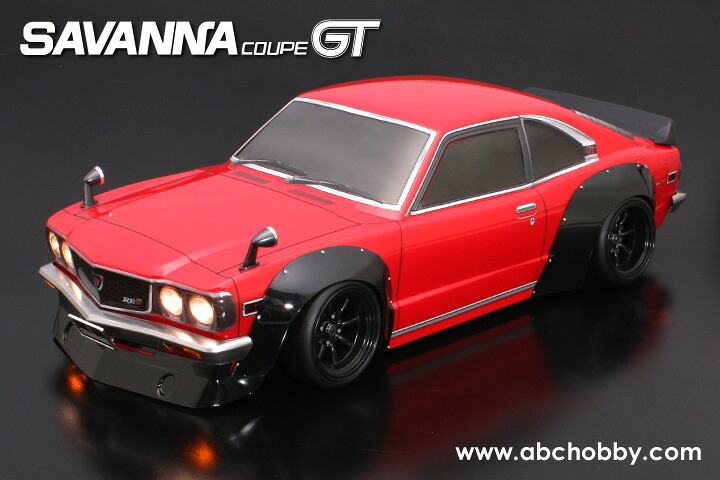 ABCホビー 【再生産】1/10 バリバリCUSTOM！！ ： マツダ・サバンナクーペGT オーバーフェンダー仕様【67160】 ラジコン用｜Joshin web 家電とPCの大型専門店