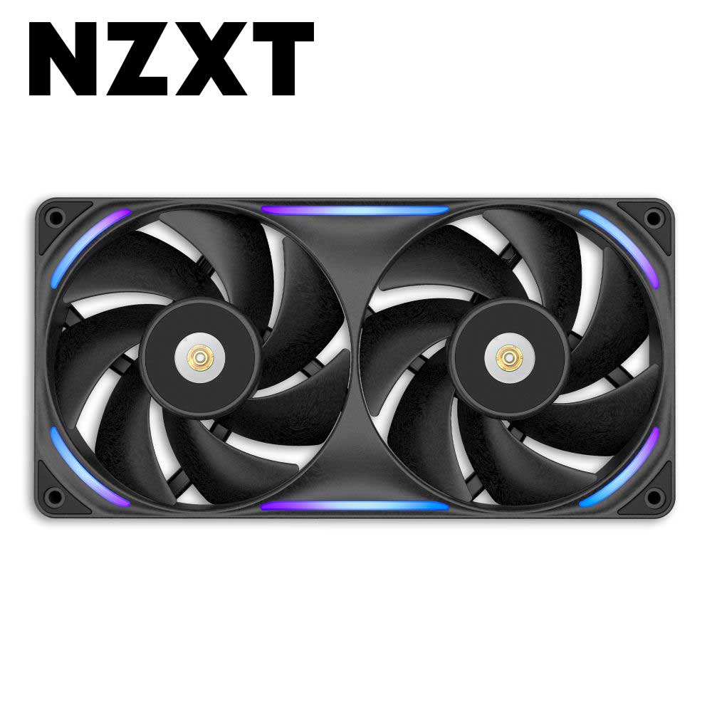 NZXT RGB一体型 動作気違い F240 X 240粍（120mm×2連）（黒いこと）  RF-U24PN-B1