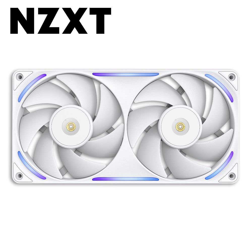 NZXT RGB一体型 動作気違い F240 X 240粍（120mm×2連）（白いこと）  RF-U24PN-W1