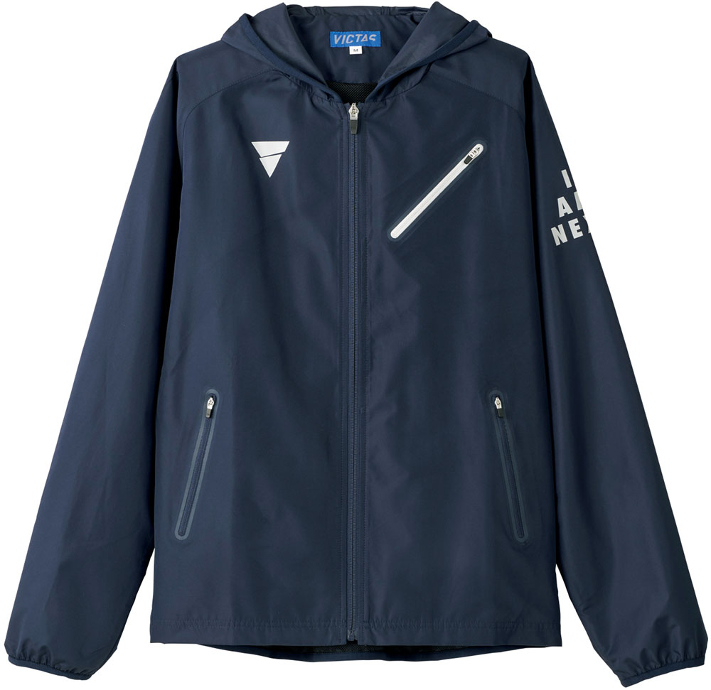 ヴィクタス 卓球 ユニセックス ウィンドブレーカージャケット V-BJ922（ネイビー・サイズ：2XS） TSP-033165-6000-2XS VICTAS