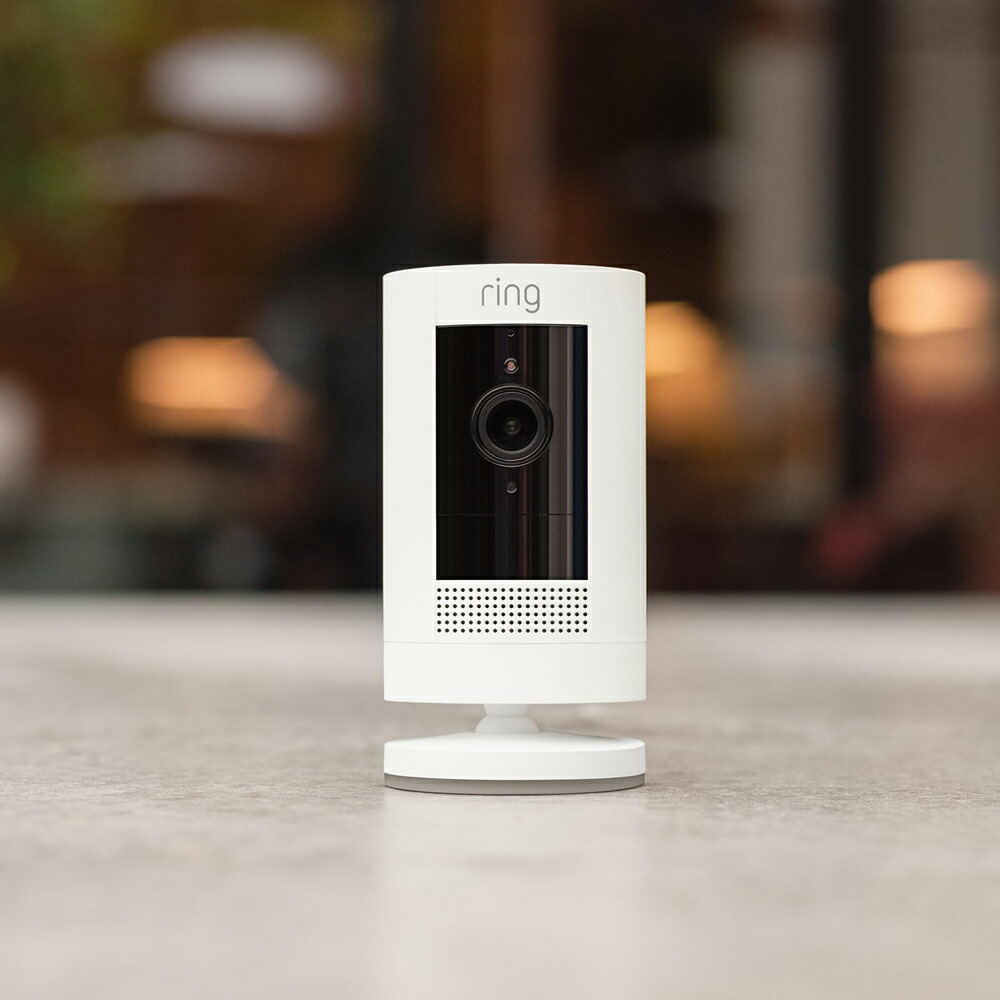 Amazon 充電式セキュリティカメラ（ホワイト） B0C79FFLPY Ring Stick Up Cam Battery [B0C79FFLPY]｜Joshin web 家電とPCの大型専門店