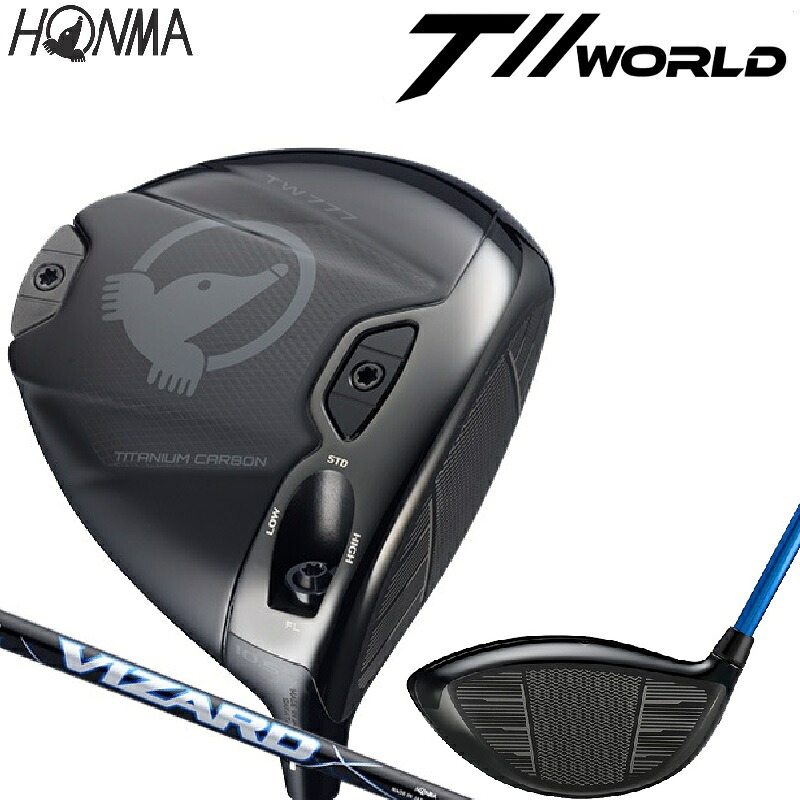 本間ゴルフ T//WORLD TW777 DRIVER ツアーワールド ドライバー 10.5（VIZARD BLUE 60 シャフト・フレックス：S） TW777-105-VZBL6S HONMA GOLF｜Joshin web 家電とPCの大型専門店