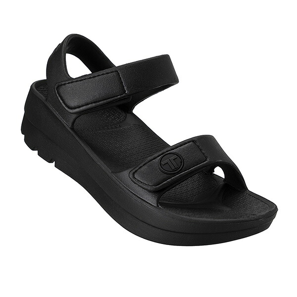 TELIC リカバリーサンダル ANKLE STRAP(Black・サイズ:S(23-23.5cm)) ANKLESTRAP-BK-S サンダル ユニセックス|Joshin web 家電とPCの大型専門店