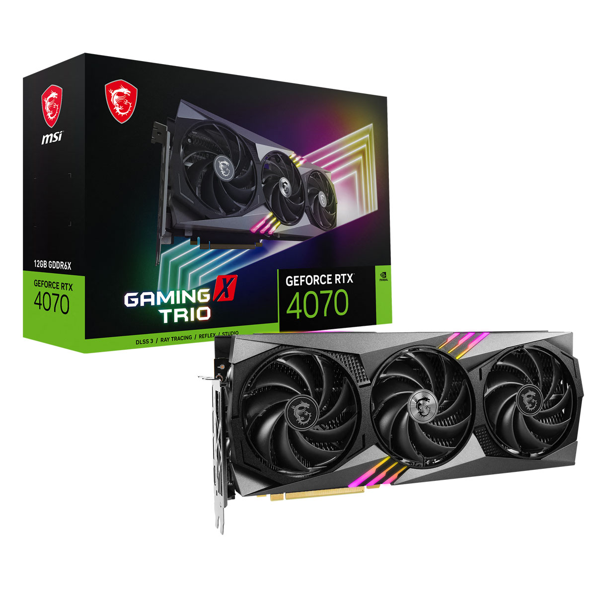 GeForce RTX4070グラフィックボード GDDR6X 12GB