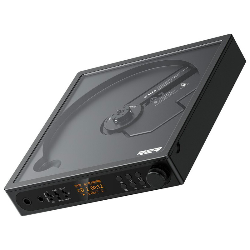 フィーオ Bluetooth対応ポータブルCDプレーヤー（ブラック） FIO-DM15R-B FiiO　DM15 R2R Black