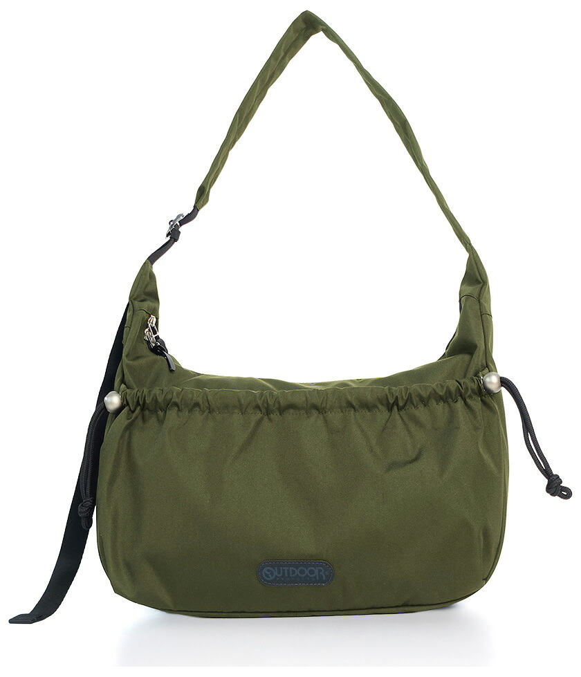 OUTDOOR PRODUCTS 163104 カジュアルショルダーバッグ（カーキ） 12499710-KHK アウトドアプロダクツ