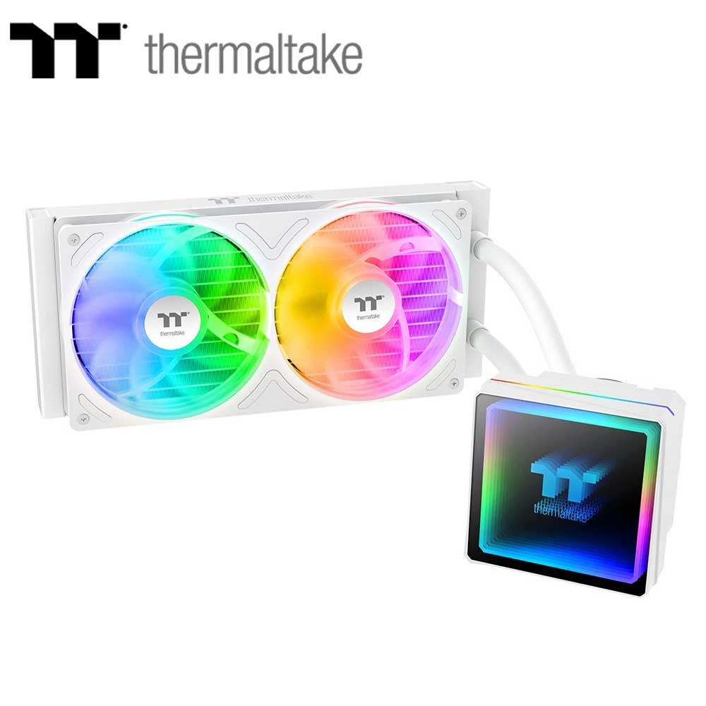 Thermaltake｜サーマルテイク 水冷一体型CPUクーラー TH240 V3 ARGB Sync Snow All-In-One Liquid Cooler（ホワイト） CL-W467-PL12SW-A