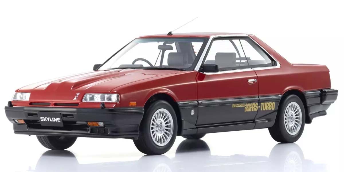 京商 1/18 日産 スカイライン 2000 ターボ RS-X (レッド)【KSR18065R】 ミニカー｜Joshin web 家電とPCの大型専門店