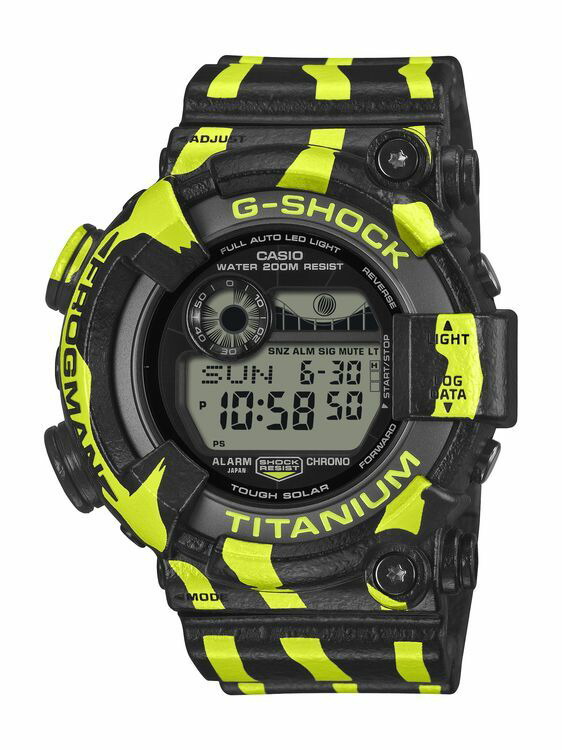 カシオ 【国内正規品】G-SHOCK（ジーショック）　MASTER OF G FROGMAN ソーラー　メンズタイプ GW-8200TPF-1JR [GW8200TPF1JR]【返品種別A】