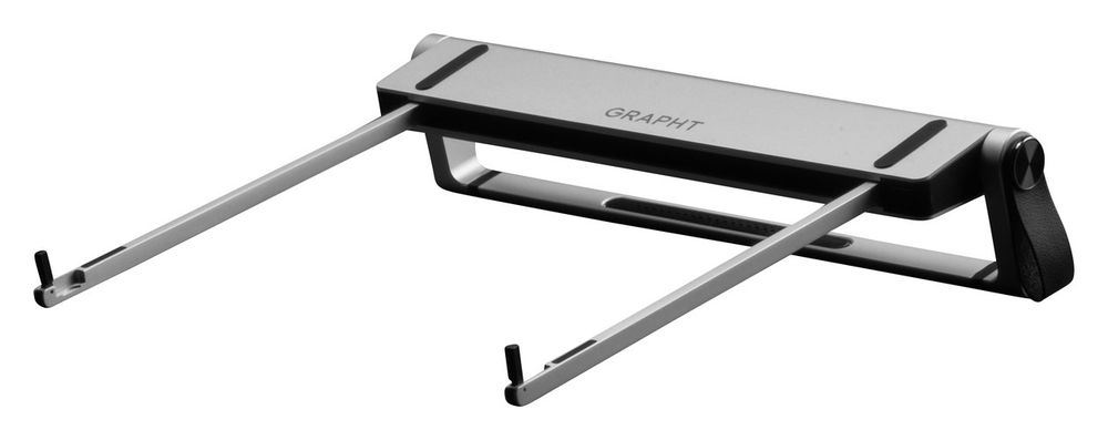 GRAPHT（グラフト） 9in1 ポート付き ポータブルスタンド PD対応 パソコンスタンド　Device Centric Portable - Silver GRT065-SLV-ONE｜Joshin web 家電とPCの大型専門店