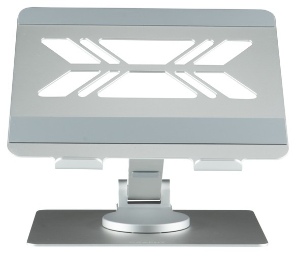GRAPHT(グラフト) 7in1 ポート付きスタンド PD対応 パソコンスタンド Device Centric Folio - Silver GRT069-SLV-ONE|Joshin web 家電とPCの大型専門店