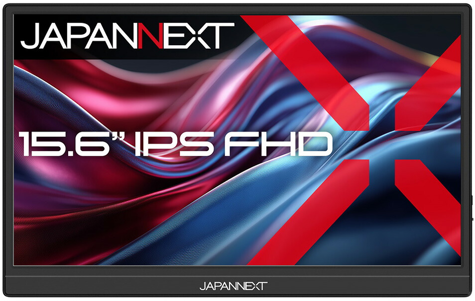 JAPANNEXT｜ジャパンネクスト モバイル液晶ディスプレイ(15.6型/IPS(FFS)/FullHD 1920×1080/60Hz/20ms/miniHDMI2.0/USB Type-C/VESA)(ブラック) JN-MD-IPS156F3