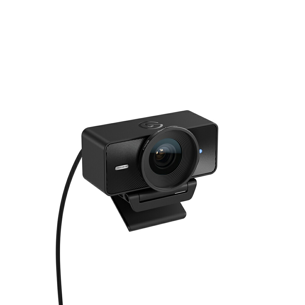 elgato（エルガト） 4K60fps相応う webカメラ Facecam 割り増し金 4K Web写真機 人間の顔カム フォーケー 10WAF9901