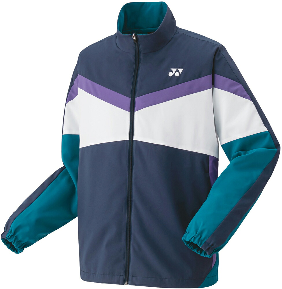 ヨネックス ユニセックス 裏地付きウォームアップシャツ（ネイビーブルー・サイズ：SS） YO-50143-019-SS YONEX