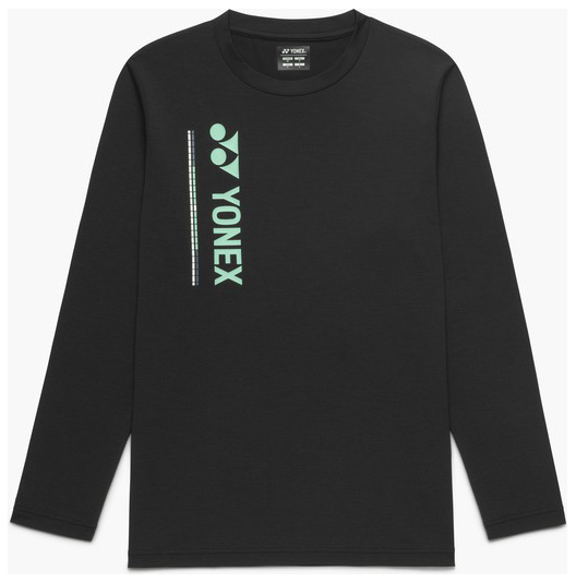 ヨネックス ユニセックス ロングスリーブTシャツ（ブラック・サイズ：L） YO-16883-007-L YONEX