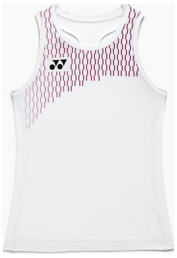 ヨネックス レディース フィットタンクトップ（白いこと・大きさ：L） YO-20946-011-L YONEX