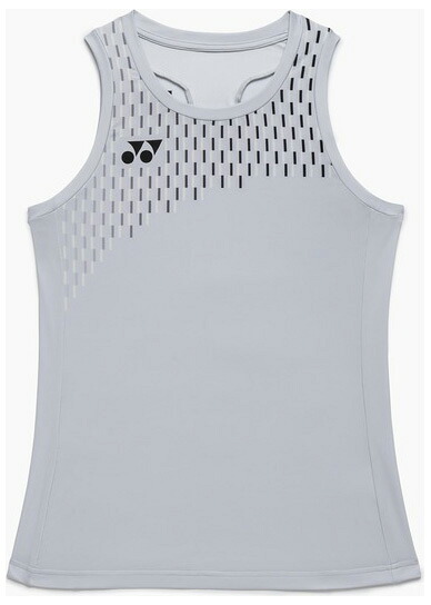 ヨネックス レディース フィットタンクトップ（しろがね色薄墨色・大きさ：L） YO-20946-024-L YONEX