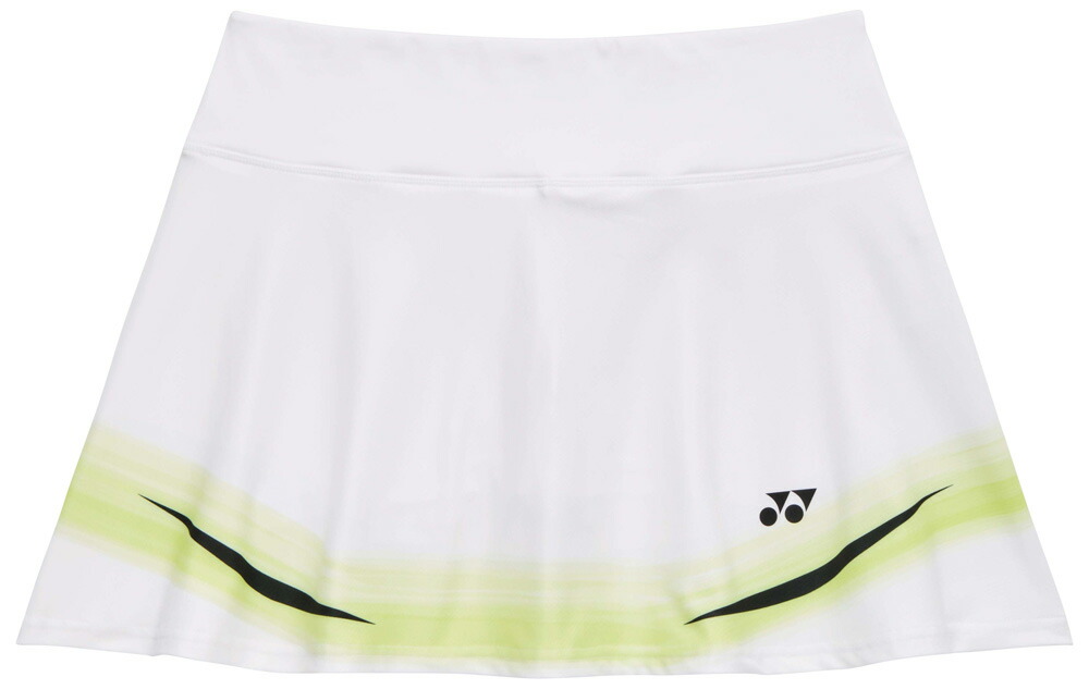 ヨネックス レディース スコート 下穿きスパッツ付（白いこと・大きさ：O） YO-26183-011-O YONEX