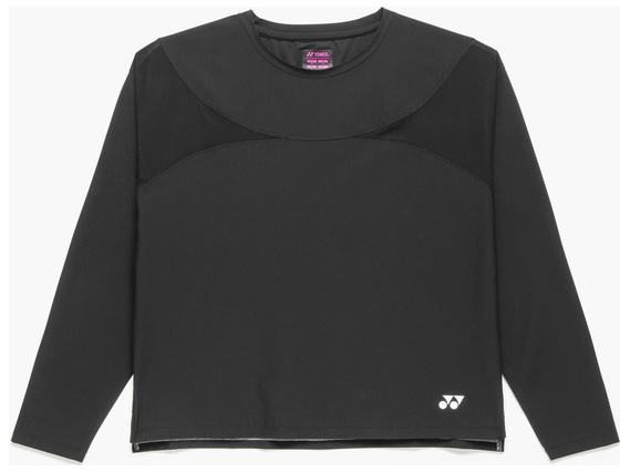 ヨネックス レディース ロングスリーブTシャツ（ブラック・サイズ：L） YO-16851-007-L YONEX