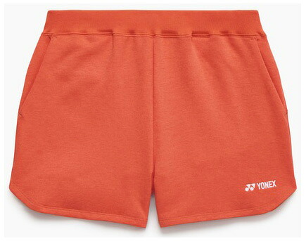 ヨネックス レディース スウェットショートパンツ（サイバーオレンジ・サイズ：O） YO-37009-814-O YONEX