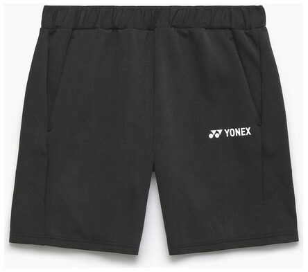 ヨネックス ユニセックス ニットハーフパンツ（ブラック・サイズ：L） YO-60194-007-L YONEX