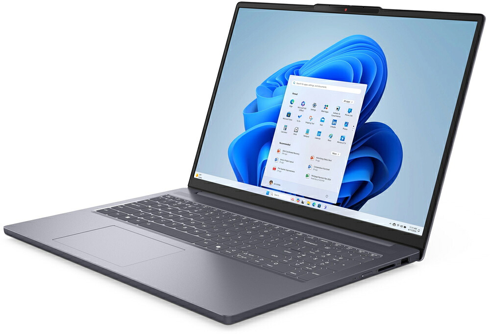 Lenovo｜レノボ 16型 ノートパソコン Lenovo IdeaPad Slim 3 Gen 10（Ryzen 5 7535HS/Windows11/メモリ 16GB/SSD 512GB/Office）ルナグレー 83K8008UJP(16-RZ5)