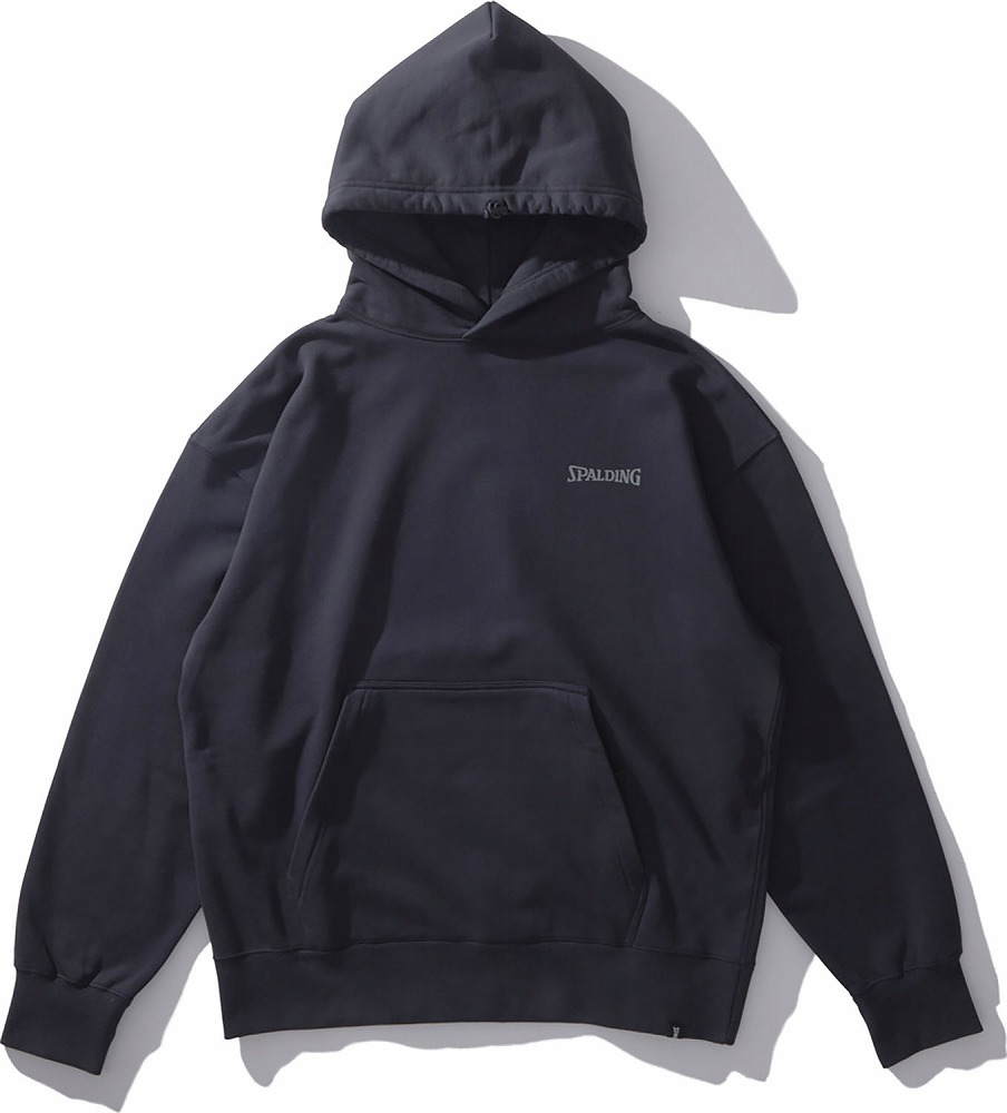 スポルディング メンズ 厚地の外套態度 フーディ ジップ 衣嚢（黒いこと・大きさ：M） SPD-SMJ24101-1000-M SPALDING