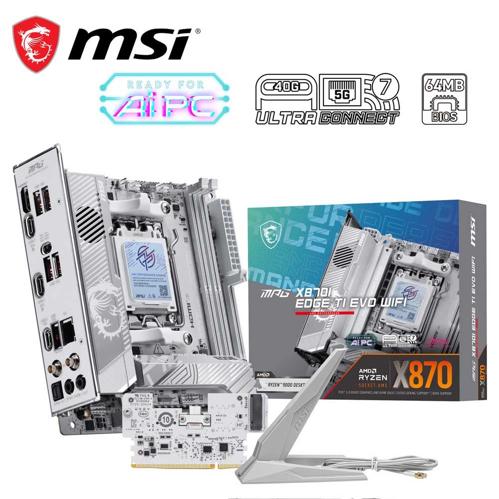 MSI｜エムエスアイ MSI MPG X870I EDGE TI EVO WIFI お母さんゲーム盤  MPGX870IEDGETIEVOWIF