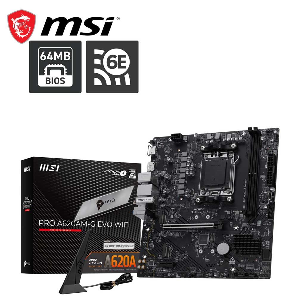 MSI｜エムエスアイ MSI PRO A620AM-G EVO WIFI マザーボード  PROA620AM-GEVOWIFI