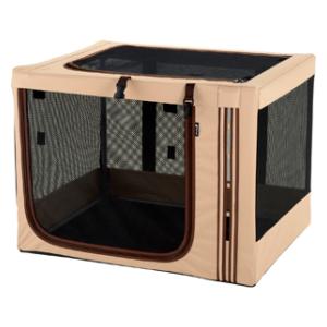 犬設備 たためる3WAY愛玩動物伏せ籠 760 赤銅色  リッチェル タタメル3WAYペツトケ-ジ760B