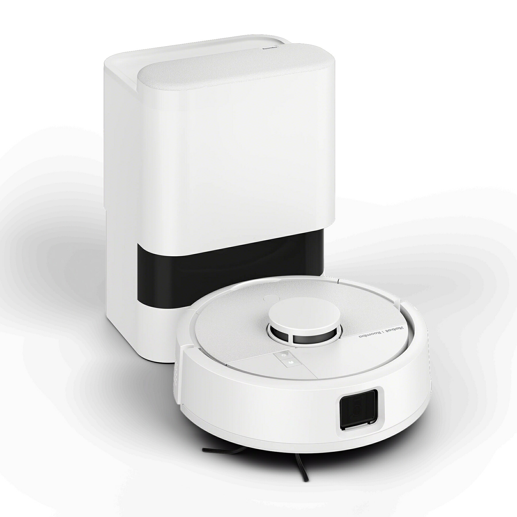 iRobot 人造人間洗い濯ぎ機 (白) ルンバMINI(シロ) アイロボット Roomba Mini 洗い濯ぎ機＆床拭き人造人間 + AutoEmpty 申し受けるステイション [ルンバMINIシロ]