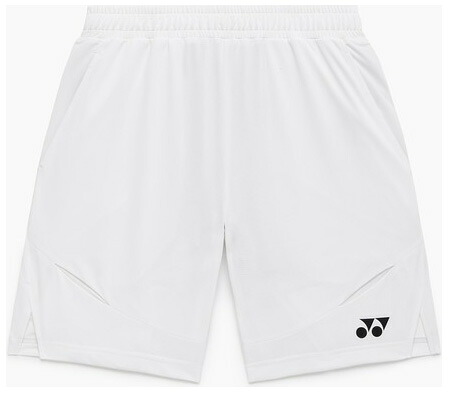 ヨネックス メンズ ニットハーフパンツ（ホワイト・サイズ：M） YO-15239-011-M YONEX