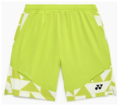 ヨネックス メンズ ニットハーフパンツ（フレッシュライム・サイズ：O） YO-15240-680-O YONEX