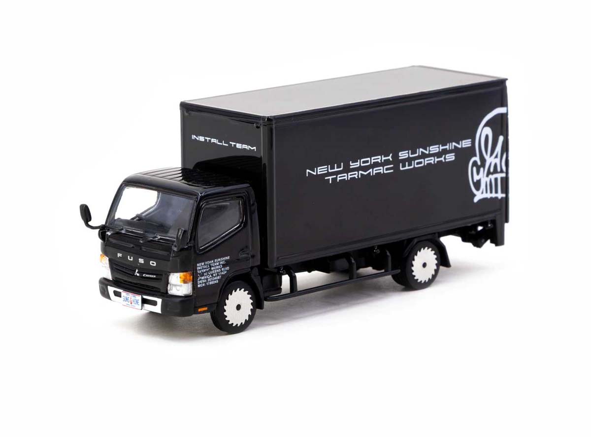 ターマックワークス 1/64 Mitsubishi Fuso Canter - Box Truck New York Sunshine【T64T-TL002-NYS】 ミニカー