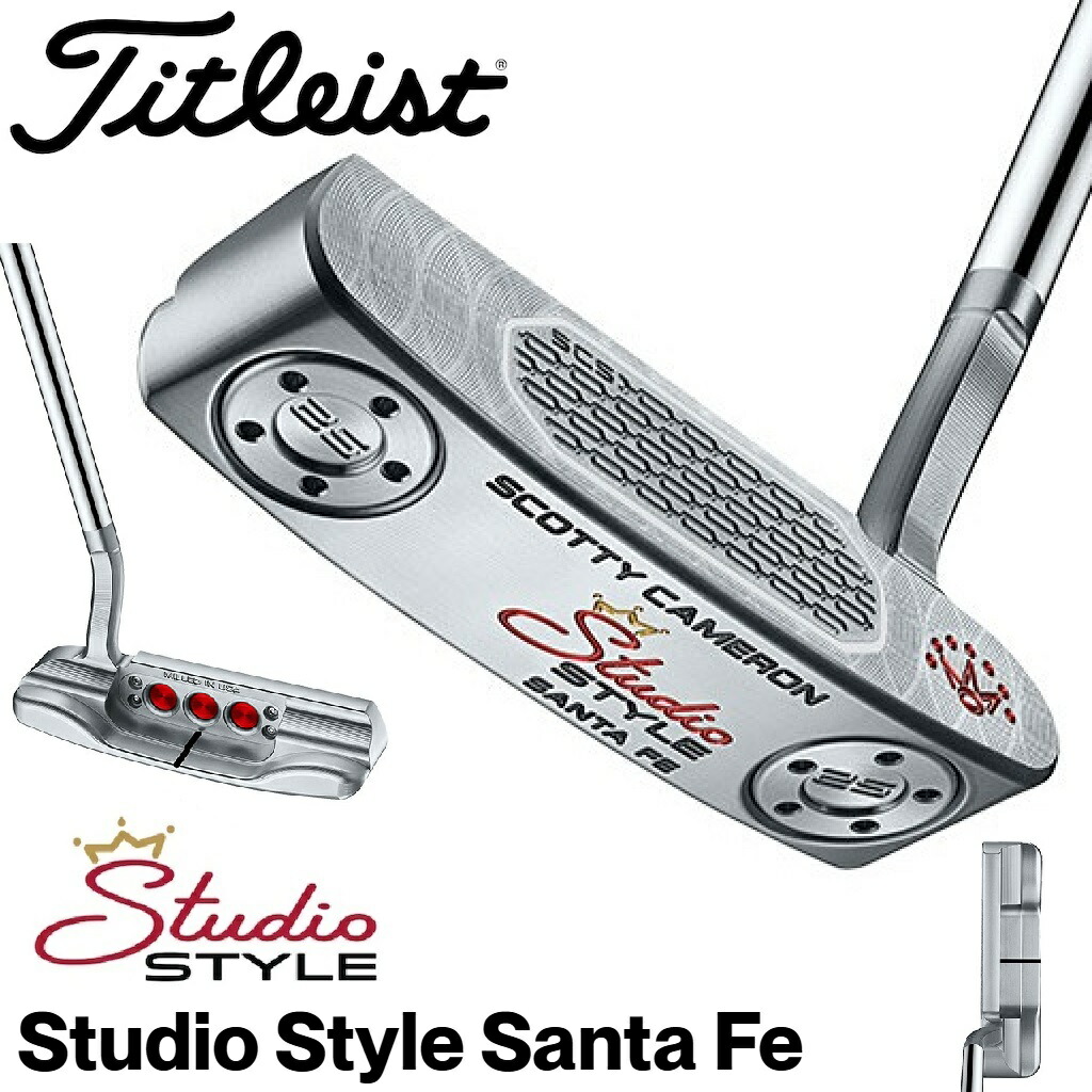 タイトリスト スコッティ・キャメロン 制作室表現スタイル SANTA FE パター（33in） 753RK33J Titleist